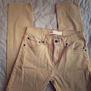 Levi’s 510 men’s skinny tan pants 29x29.